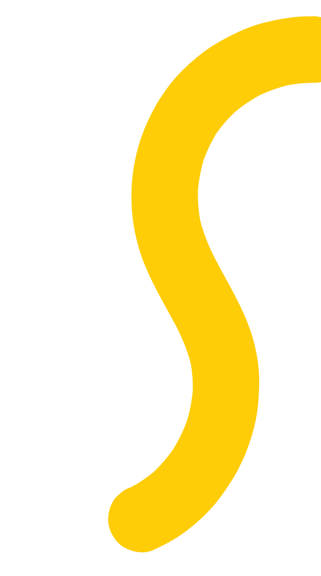 yellow squiggle long thin